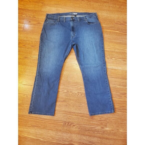 Carhartt Men's Jeans 44x30 Rugged Flex Relaxed Fit Blue Wash BD2804-M Casual EUC - Picture 2 of 13